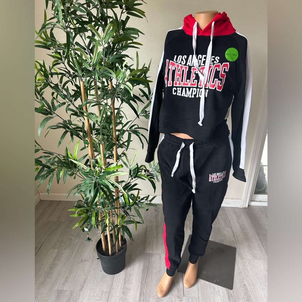 New 2 piece sweatpants & sweater set